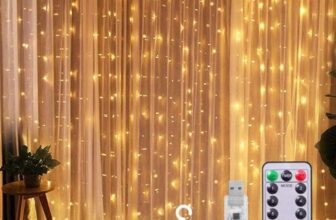 Desidiya 8 Modes Curtain Lights 300 LEDs 10 Fairy Light 3Mtr Each